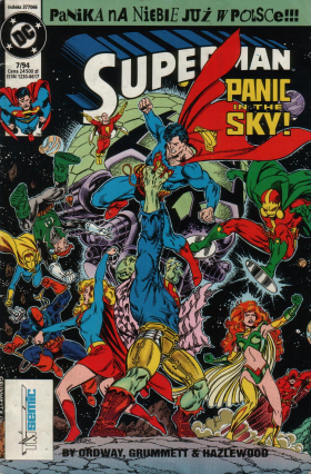 Superman 07/1994 - Panika na niebie - Przeszłość jest prologiem/Śniadanie mocy